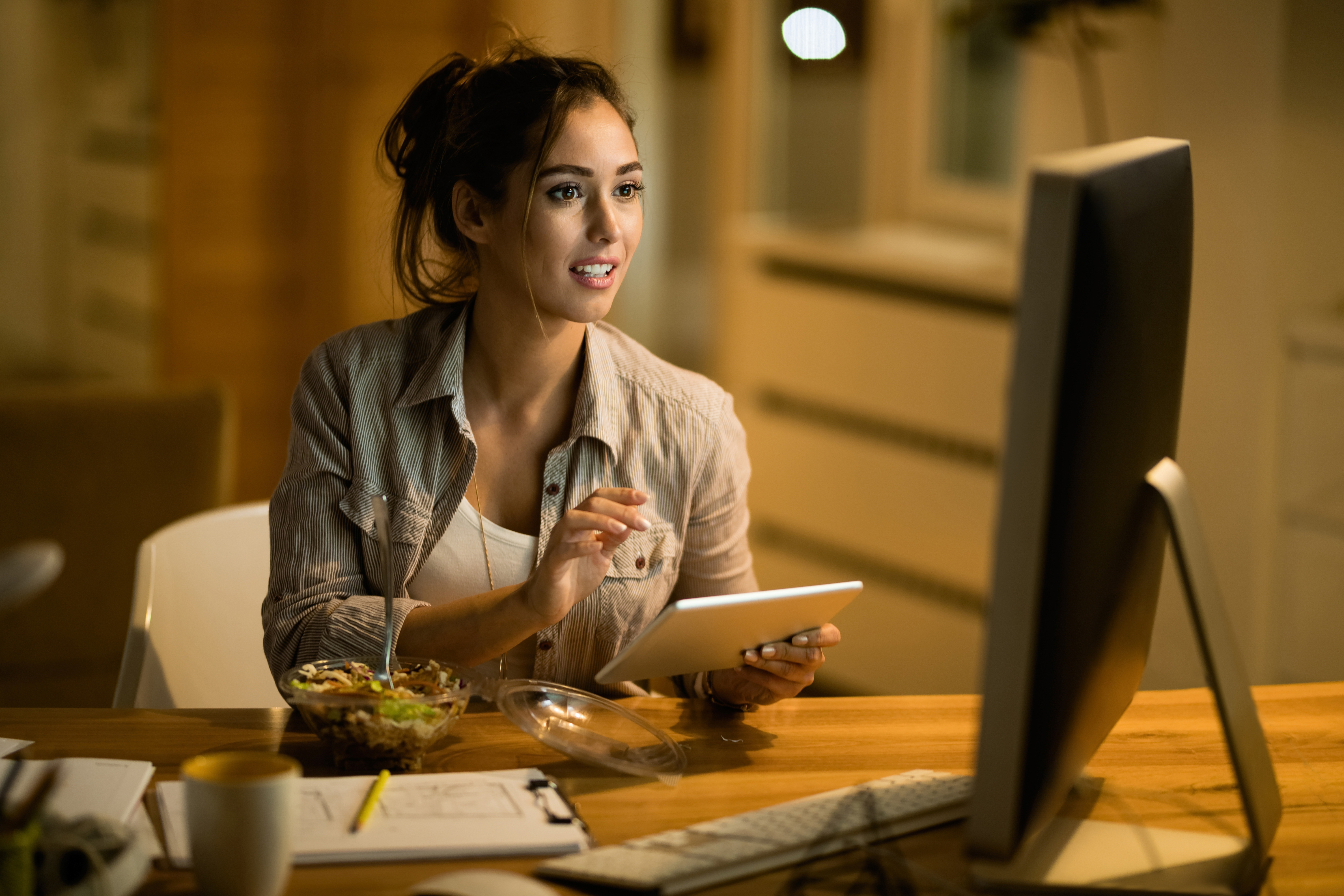 Professional woman with laptop